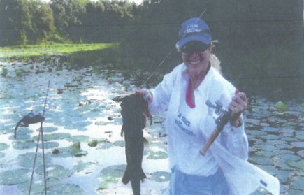 Carrie Sibley With a Beautiful Bass 2004